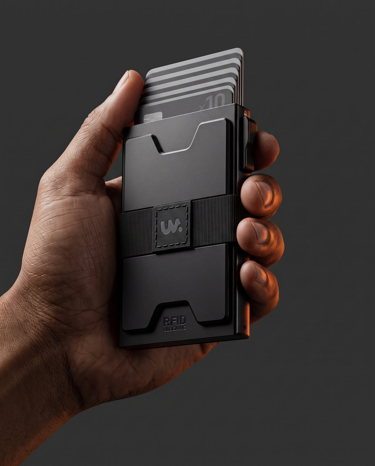 LYNK Pop-Up Metal Wallet, aluminium RFID cardholder